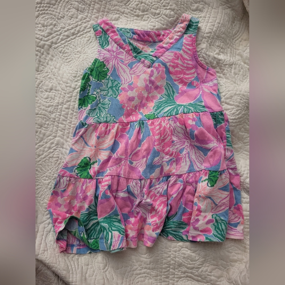 Lilly Pulitzer Mini Lorina Swing Dress Tigers Lair Kids Girls XS